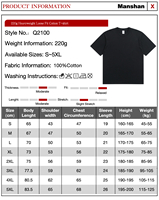 Personnalisation de vêtements OEM, t-shirt blanc 220g pour homme, 100% coton, impression DTG, DTF et sérigraphie sur mesure