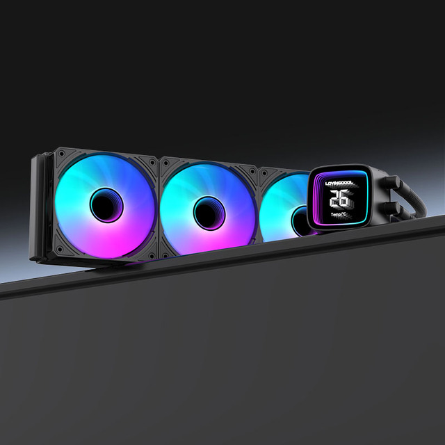 Lovingcool ARGB All-In-One 12V PC Gaming Liquid Cooler 360mm Water Cooling Aluminum Copper Heatsink with CPU Radiator Fans