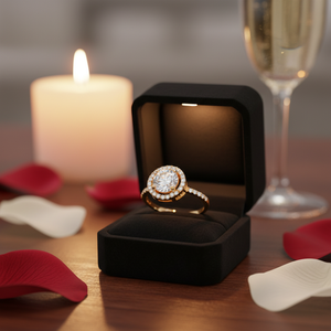 Anelli di diamanti CZ in formato oro 10 - Product Image 3