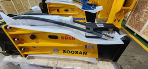 Soosan ความเงียบแบบกล่อง SB60ไฮดรอลิกเบรกเกอร์สำหรับรถขุดขนาด15-18ตันรถตักแบคโฮ - Product Image 2