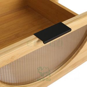 Table de chevet en bois massif Arialynn: un ajout élégant à la décoration de la chambre à coucher - Product Image 3