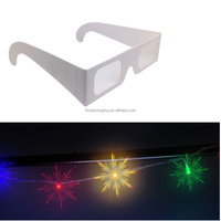 Verres de diffraction en papier-boîte cadeau Verres de diffraction en carton en papier à effet façonné
