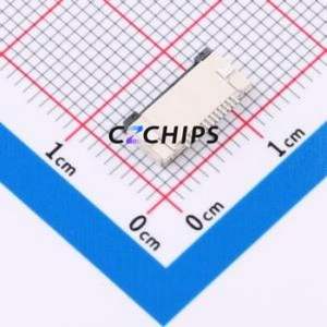 CAX-AFC01-13XCB-H2.0 FFC/FPC Connector SMD,P=0.5mm,Horizontal Mount Connector Flip Cover Type Bottom Contact 13P 0.5mm - Product Image 2