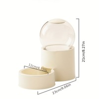 Distributeur automatique de nourriture et d'eau pour animaux de compagnie, ensemble de 2 grands bols en plastique pour chats et chiens, utilisation en intérieur