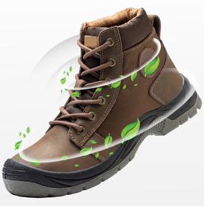 <strong>Safety</strong> Shoes Work Shoes Men <strong>Women</strong> Lightweight <strong>Safety</strong> <strong>Trainers</strong> with Steel Toe Caps Color Brown - Product Image 1