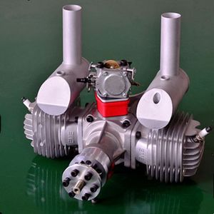 Motor de <span class=keywords><strong>Dos</strong></span> Tiempos de <span class=keywords><strong>Dos</strong></span> Cilindros <span class=keywords><strong>EME</strong></span> de 120 cc para Aeromodelismo de Gasolina - Product Image 1