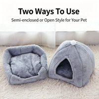 Maison pour animaux de compagnie moderne, écologique, stéréo, toute saison, chaude et lavable, pour chiens et chats, fournitures pour animaux de compagnie
