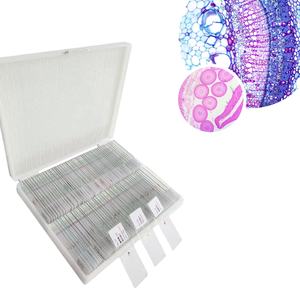 Diapositivas de laboratorio Flagellum Smear Gram Dyeing 50 Kinds Kit Hongos y células microbianas Diapositivas de biología Película Vidrio Bacterias Diapositivas preparadas - Product Image 1