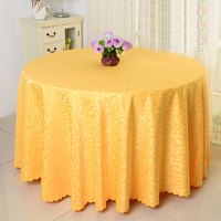 En gros De Mode noir rouge blanc Rond rectangle Exquis Hôtel Jacquard Nappe pour le mariage partie