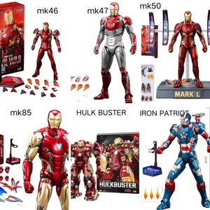 Figura <span class=keywords><strong>de</strong></span> Acción Coleccionable Original <span class=keywords><strong>de</strong></span> ZD Toys <span class=keywords><strong>Marvel</strong></span>, Iron Man MK1-85, Escala 1/10, PVC, Edición del 10.º Aniversario - Product Image 6