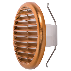 Universal Copper Ventilation <b>Grille</b> for <b>Fans</b> 125>160mm in Diameter - Product Image 1