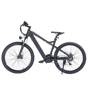Entrepôt Européen 48V 350 Watt Noir E Vélo Cadre en Alliage Batterie 7.5Ah Couleur Noire Double Suspension Vélo Électrique avec Siège - Product Image 1
