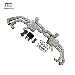 Jtld ระบบท่อไอเสียไทเทเนียมสำหรับรถยนต์, ระบบท่อไอเสียแบบแคทแบคเครื่องยนต์สปอร์ตสำหรับรถ Audi R8 V8 V10 2008-2015ระบบท่อไอเสียแบบวาล์ว - Product Image 4