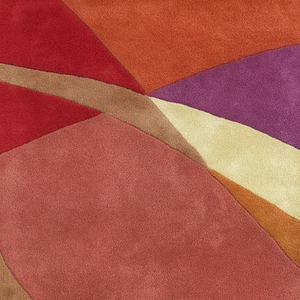 Tapis moderne multicolores abstraits à poils coupés à la main |   Tapis doux de qualité supérieure pour la décoration intérieure - Product Image 1