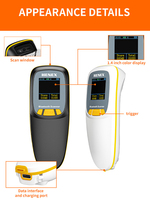 Escáner de Código de Barras de Bolsillo HENEX HC-300RS con Decodificación de Códigos QR y 1D/2D, Diseño Inalámbrico y Portátil - En Stock