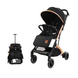รถเข็นเด็กวินเทจแบบพกพา น้ำหนักเบา พับเก็บได้ สำหรับเด็กทารก - Product Image 1