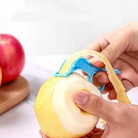 Dolfijnvormige mini appel- en fruitenschiller van roestvrij staal - milieuvriendelijk keukenaccessoire