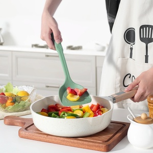 Wholesale 14-Piece Set Non-Stick <b>Silicone</b> Utensils Kitchenware Soup Spoon Colander Brush Kitchen Utensils Set - Product Image 3