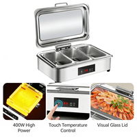 Direktverkauf ab Werk Hochwertiges Chafing Dish Buffet-Set und Warmhaltebehälter für Restaurants
