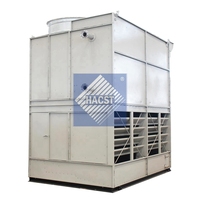 Compresseur évaporatif à eau refroidie par ammoniac, condenseur, 600 kW, ammoniac NH3 R717, réfrigérant pour usine de crème glacée