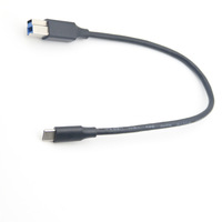 Kabel USB 3.0 Tipe C Male ke USB 3.0 Tipe B Male Kabel Sinkronisasi Data Kecepatan Tinggi untuk Printer Scanner Drive Eksternal