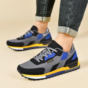 Chaussures de sport et décontractées pour hommes de haute qualité, respirantes, légères, à lacets, avec doublure en coton PU, vente directe d'usine - Product Image 2