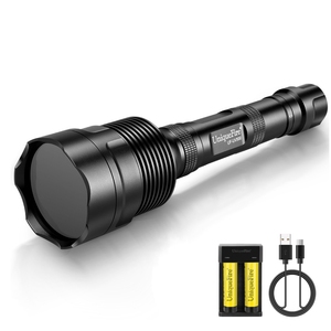 Đèn pin tia cực tím UniqueFire UF-UV500 công suất cao 5 đèn LED 25W 365NM ZWB2 chùm sáng mạnh - Product Image 2