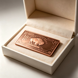 Lingote de cobre de 10 onzas Troy, moneda tipo placa Buffalo, barra de cobre, procesamiento personalizado, lingote de cobre - Product Image 5