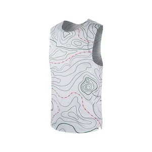 Factory Direct China 100% Polyester Fabric Vestes Costumes Portable Mesh Sleeveless Tank Top