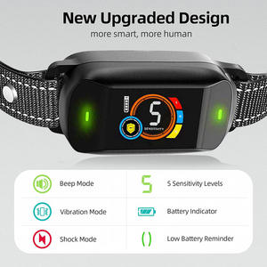 Control automático inteligente Anti-ladrido perro ladrido E Collar USB recargable impermeable Led dejar de ladrar perro entrenamiento Shock Collar - Product Image 4