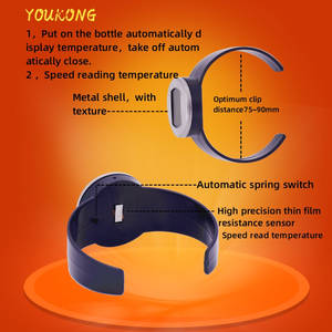 YK - 111 Thermomètre de <span class=keywords><strong>bouteille</strong></span> de raisin de <span class=keywords><strong>vin</strong></span> rouge numérique Thermomètres - Product Image 5