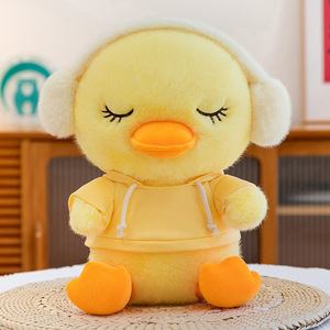 Peluche de Pato con Audífonos y Capucha, Adorable y Reconfortante, Ideal como Compañero y Almohada para Niñas, Popular en <span class=keywords><strong>TikTok</strong></span> - Product Image 5