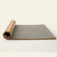 Plateau d'accoudoir de canapé en bois Plateau de tambour en bois de bambou fabriqué à la main Flexible et pliable adapté au plateau de bras de canapé de caboteur de tasse de nourriture