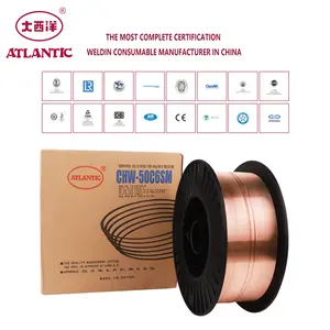 China NO.1 welding wire ER70S-6 CHW-50C6 Cooper Coated Welding Wire