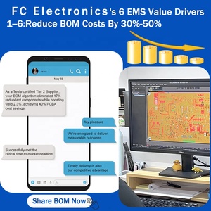 Service de fichiers Gerber électroniques FC, optimisation du DFM, réduction des prix de la nomenclature, qualité maintenue, électronique OEM, carte de <span class=keywords><strong>circuit</strong></span> imprimé PCBA, PCBA personnalisé - Product Image 2