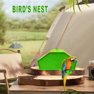 Intérieur Extérieur Double Usage <span class=keywords><strong>Hamster</strong></span> Cage Pet Nightingale Maison Plastique Nid D'oiseau - Product Image 5