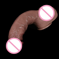 Dildo réaliste de 9,84 pouces, énorme et épais, effet peau, avec grande ventouse, jouet sexuel en silicone réaliste pour stimulation vaginale et anale pour femmes