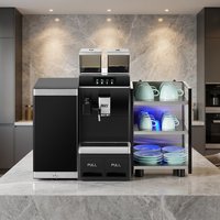 Cafetera Espresso y Americano Integrada con Ajuste de un Toque para Negocios y Oficinas