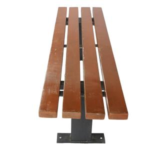 Factory Wholesale 1.5m Hardwood Slat <strong>Bench</strong> Long Outdoor Furnitures High Performance Stainless Steel For Hospital School Exterior - Product Image 3