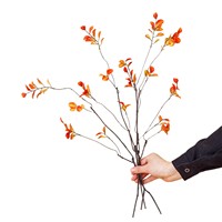 Feuilles d'érable artificielles en soie, petites, pour l'automne, finition haut de gamme et réaliste, pour arrangements floraux de salon, décoration intérieure et mise en scène.
