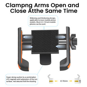 Soporte Magnético Potente para Teléfono con Liberación de un Toque, para Gimnasio, Cocina, Electrodomésticos, Superficies Metálicas, Compatible con Todos los Teléfonos - Product Image 2