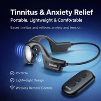 Masseur d'oreille portable USB CES pour soulager les acouphènes, appareil de thérapie auriculaire à micro-courant pour le sommeil, le stress, l'anxiété, à utiliser à la maison, au bureau ou en voiture