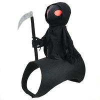 Costume de dessin animé 3D drôle de Dernier Jour du Mois pour animaux de compagnie, idéal pour l'Halloween d'hiver, vêtements de cosplay, tenue de fête originale en tissu/avec ruban