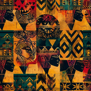 Premium Accra African Wax Print and Ankara Cotton Fabric for Traditional Clothing Fashionable Garments and Accessories - Product Image 1