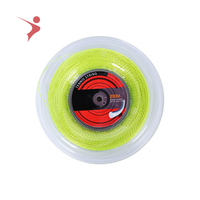 Senar Raket Tenis Bahan Nylon, diameter 1.35mm dan 200m Senar Lembut, Senar Cadangan Raket Tipe Disc, Senar Elastis Tahan Lama Berpendar