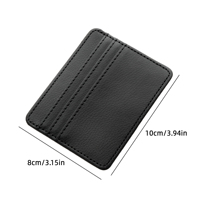 Tempat Kartu Mini Klasik, Portabel dan Ringkas, Dompet Tipis Sederhana untuk KTP dan Kartu Bank Unisex