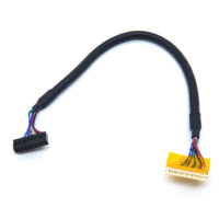 Kabel Lvds Kustom Konverter Led 30 Pin ke 40 Pin Rakitan Kabel Konektor untuk Layar Laptop Lcd