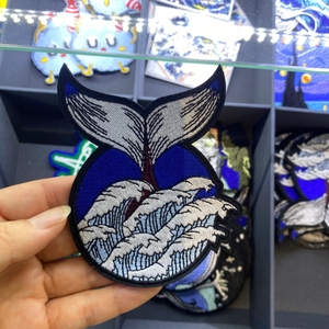 Biểu Tượng Tùy Chỉnh Thêu Các Bản Vá Lỗi Sắt Trên Mũ Và Quần Áo Velcro Hai Mặt Băng Thêu Truyền Nhiệt Các Bản Vá Lỗi Sắt Trên - Product Image 2