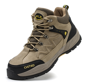 Calzado de Seguridad DFS1126, Botas de Trabajo de Cuero Vacuno para Exteriores, Calzado de Protección Laboral - Product Image 4