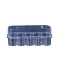 Boîte d'emballage personnalisée pour flacons, modèle rectangulaire 035 en plastique PP haute transparence pour le stockage de vaccins en poudre lyophilisés